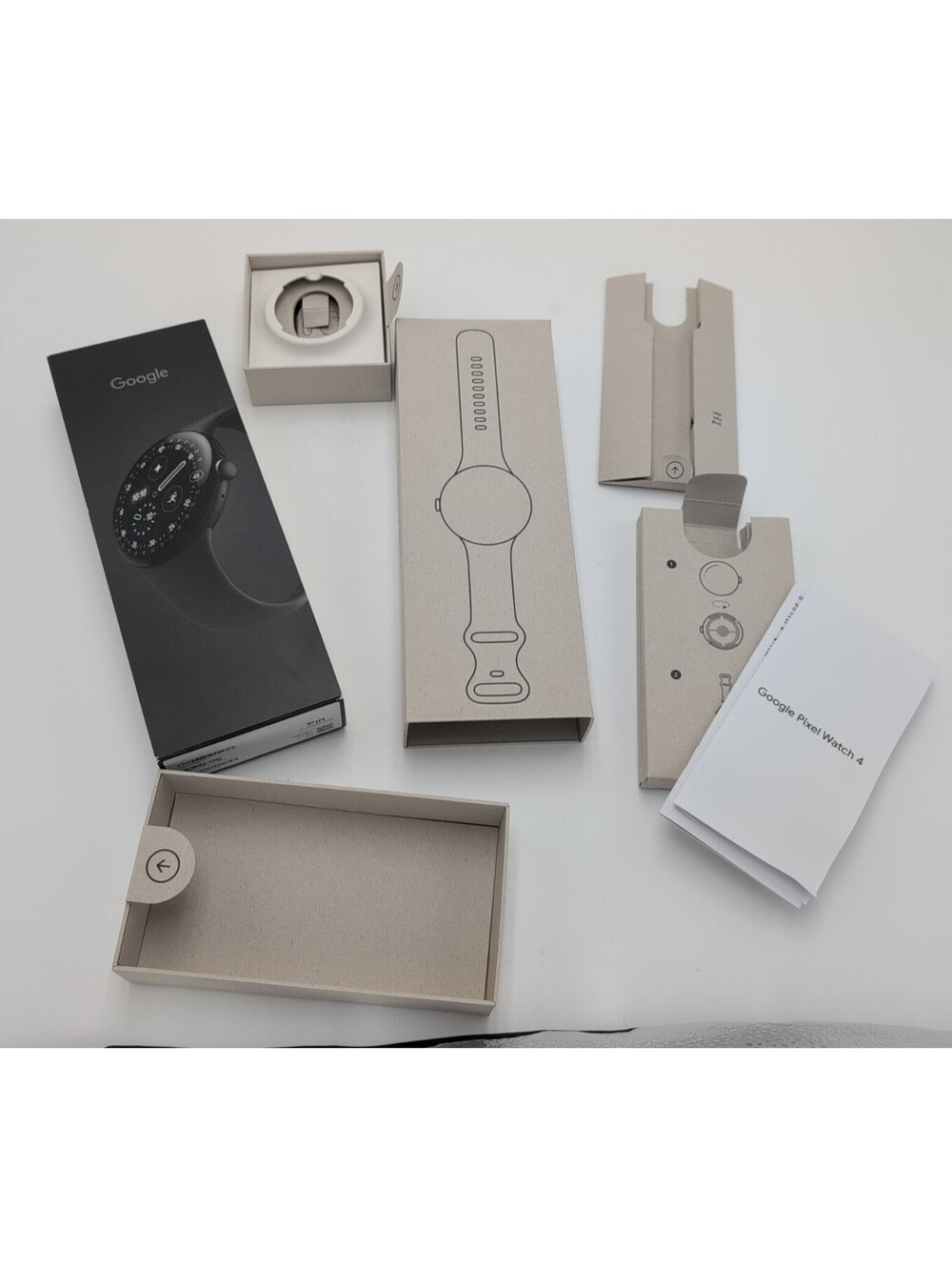 GOOGLE Pixel Watch 4 45mm WIFI Retail Box Packaging Replacement *EMPTY BOX* only